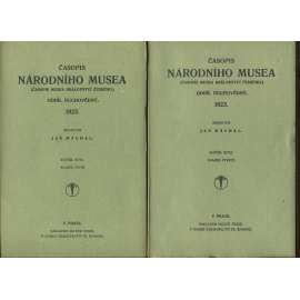 Časopis Národního musea, ročník XCVII., sv. I.-IV./1923 (Časopis musea Království českého) - 3 svazky