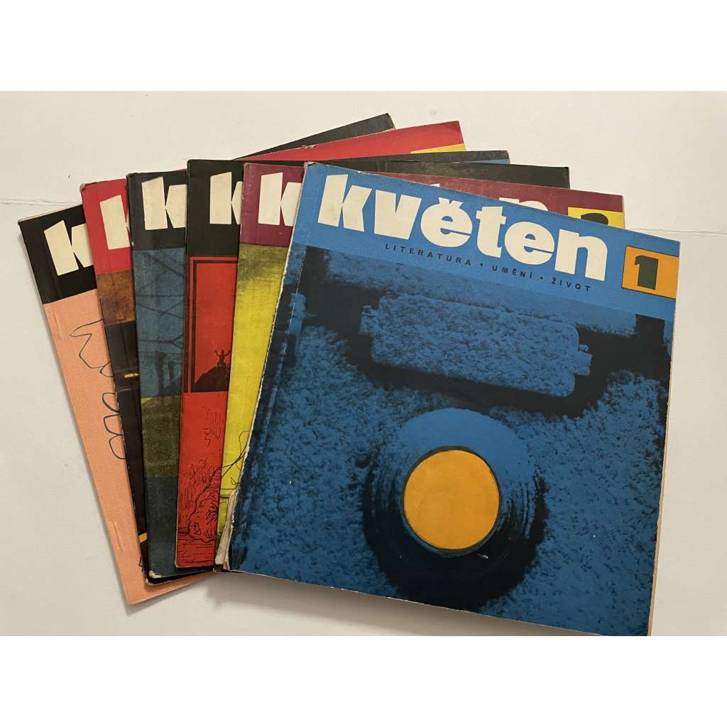 Květen, ročník IV., čísla 1-6/1959 (časopis) - komplet. Literatura - umění - život