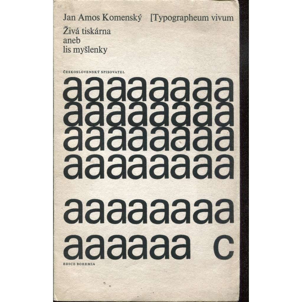 Typographeum vivum = Živá tiskárna, aneb, Lis myšlenky (4x barevná litografie Zdeněk Sklenář)