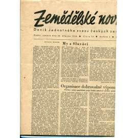 Zemědělské noviny, ročník II., číslo 76/1946