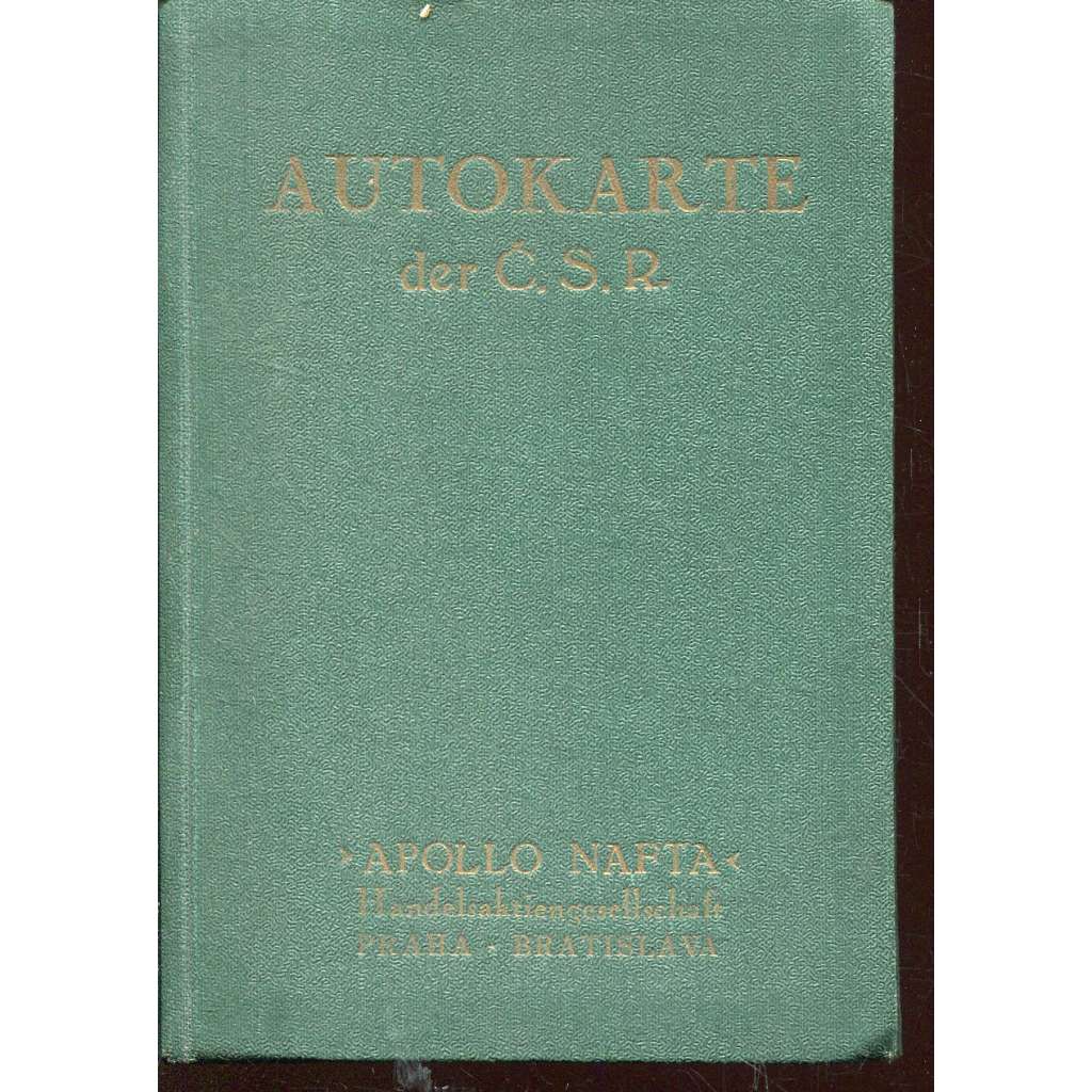 Autokarte der Č.S.R. (autoatlas, automapa)