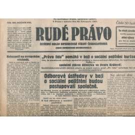 Rudé právo, ročník VIII., číslo 280/1927. Ústřední orgán Komunistické strany Československa (staré noviny, 1. republika)