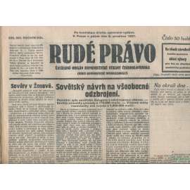 Rudé právo, ročník VIII., číslo 285/1927. Ústřední orgán Komunistické strany Československa (staré noviny, 1. republika)