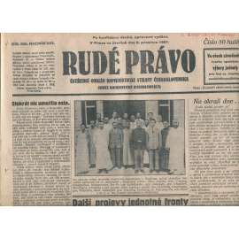 Rudé právo, ročník VIII., číslo 290/1927. Ústřední orgán Komunistické strany Československa (staré noviny, 1. republika) Rudé právo, ročník VIII., číslo 290/1927. Ústřední orgán Komunistické strany Československa (staré noviny, 1. republika)