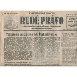 Rudé právo, ročník VIII., číslo 299/1927. Ústřední orgán Komunistické strany Československa (staré noviny, 1. republika)