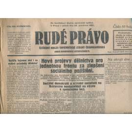 Rudé právo, ročník VIII., číslo 303/1927. Ústřední orgán Komunistické strany Československa (staré noviny, 1. republika)