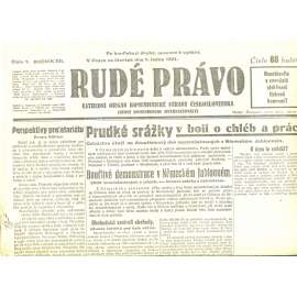 Rudé právo, ročník XII., číslo 1/1931. Ústřední orgán Komunistické strany Československa (staré noviny, 1. republika) Rudé právo, ročník XII., číslo 1/1931. Ústřední orgán Komunistické strany Československa (staré noviny, 1. republika)