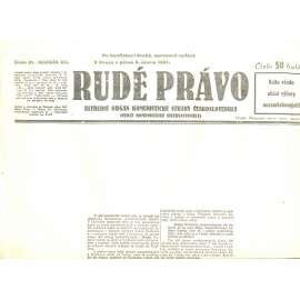 Rudé právo, ročník XII., číslo 31/1931. Ústřední orgán Komunistické strany Československa (staré noviny, 1. republika)