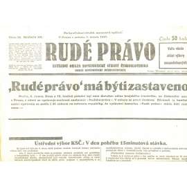 Rudé právo, ročník XII., číslo 32/1931. Ústřední orgán Komunistické strany Československa (staré noviny, 1. republika)
