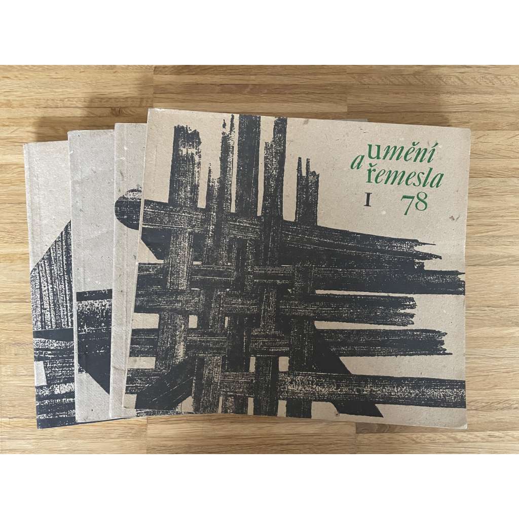 Umění a řemesla 1-4/1978 [užité umění, umělecké řemeslo, lidová tvorba; sklo, keramika, textil, výšivka, architektura, kov, dřevo] - časopis