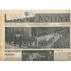 Lidové noviny, ročník 45., číslo 478/1937 (smrt T. G. Masaryk, prezident)