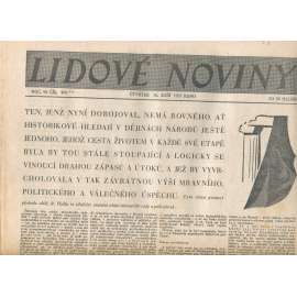 Lidové noviny, ročník 45., číslo 466/1937 (smrt T. G. Masaryk, prezident)