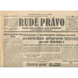 Rudé právo, ročník XI., číslo 281/1930. Ústřední orgán Komunistické strany Československa (staré noviny, 1. republika) Rudé právo, ročník XI., číslo 281/1930. Ústřední orgán Komunistické strany Československa (staré noviny, 1. republika)