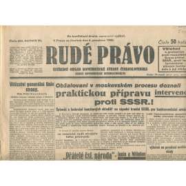 Rudé právo, ročník XI., číslo 281/1930. Ústřední orgán Komunistické strany Československa (staré noviny, 1. republika)