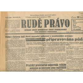 Rudé právo, ročník XI., číslo 282/1930. Ústřední orgán Komunistické strany Československa (staré noviny, 1. republika)