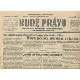 Rudé právo, ročník XI., číslo 294/1930. Ústřední orgán Komunistické strany Československa (staré noviny, 1. republika) Rudé právo, ročník XI., číslo 294/1930. Ústřední orgán Komunistické strany Československa (staré noviny, 1. republika)