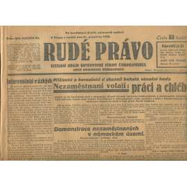 Rudé právo, ročník XI., číslo 296/1930. Ústřední orgán Komunistické strany Československa (staré noviny, 1. republika) Rudé právo, ročník XI., číslo 296/1930. Ústřední orgán Komunistické strany Československa (staré noviny, 1. republika)