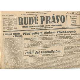 Rudé právo, ročník XI., číslo 301/1930. Ústřední orgán Komunistické strany Československa (staré noviny, 1. republika) Rudé právo, ročník XI., číslo 301/1930. Ústřední orgán Komunistické strany Československa (staré noviny, 1. republika)