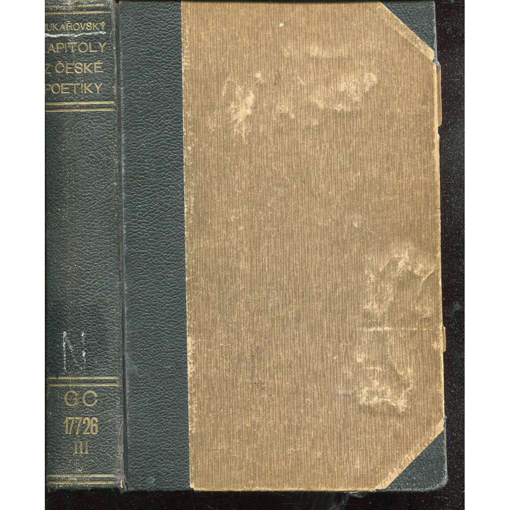 Kapitoly z české poetiky. Díl III. Máchovské studie