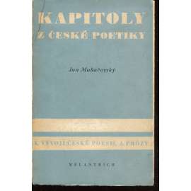 Kapitoly z české poetiky, sv. II. K vývoji české poesie a prózy (literární věda)