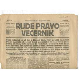 Rudé právo Večerník, ročník I., číslo 69/1920 - staré noviny - [komunisté, komunismus]
