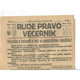 Rudé právo Večerník, ročník I., číslo 70/1920 - staré noviny - [komunisté, komunismus]