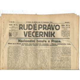 Rudé právo Večerník, ročník I., číslo 48/1920 - staré noviny - [komunisté, komunismus]