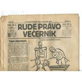 Rudé právo Večerník, ročník I., číslo 37/1920 - staré noviny - [komunisté, komunismus]