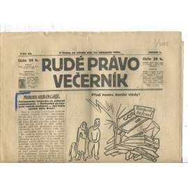 Rudé právo Večerník, ročník I., číslo 42/1920 - staré noviny - [komunisté, komunismus]