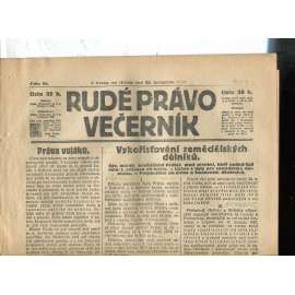Rudé právo Večerník, ročník I., číslo 54/1920 - staré noviny - [komunisté, komunismus]