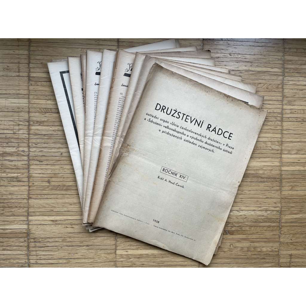 Družstevní rádce, ročník XIV./1938 (družstvo, družstva, časopis)