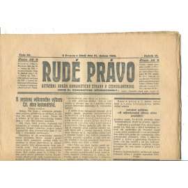 Rudé právo, ročník VI., číslo 93/1925 - staré noviny - [komunisté, komunismus]