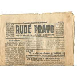 Rudé právo, ročník VI., číslo 101/1925 - staré noviny - [komunisté, komunismus]