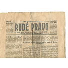 Rudé právo, ročník VI., číslo 135/1925 - staré noviny - [komunisté, komunismus]