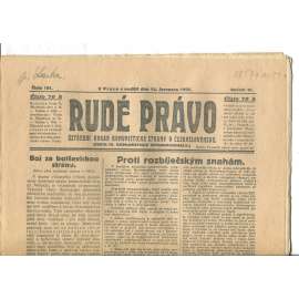 Rudé právo, ročník VI., číslo 161/1925 - staré noviny - [komunisté, komunismus]