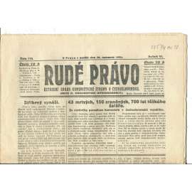 Rudé právo, ročník VI., číslo 173/1925 - staré noviny - [komunisté, komunismus]