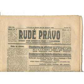 Rudé právo, ročník VI., číslo 176/1925 - staré noviny - [komunisté, komunismus]