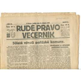 Rudé právo Večerník, ročník II., číslo 64/1921 - staré noviny - [komunisté, komunismus]
