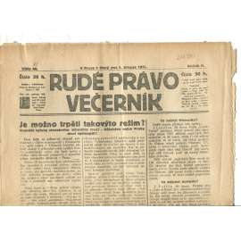 Rudé právo Večerník, ročník II., číslo 48/1921 - staré noviny - [komunisté, komunismus]