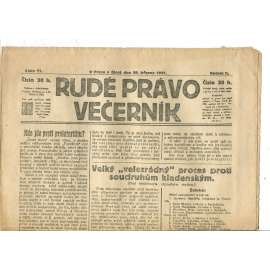 Rudé právo Večerník, ročník II., číslo 71/1921 - staré noviny - [komunisté, komunismus]