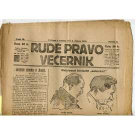 Rudé právo Večerník, ročník II., číslo 75/1921 - staré noviny - [komunisté, komunismus]