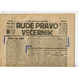 Rudé právo Večerník, ročník II., číslo 82/1921 - staré noviny - [komunisté, komunismus]