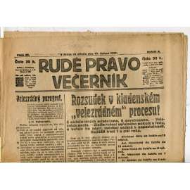 Rudé právo Večerník, ročník II., číslo 83/1921 - staré noviny - [komunisté, komunismus]