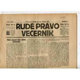 Rudé právo Večerník, ročník II., číslo 106/1921 - staré noviny - [komunisté, komunismus]