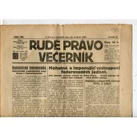 Rudé právo Večerník, ročník II., číslo 120/1921 - staré noviny - [komunisté, komunismus]