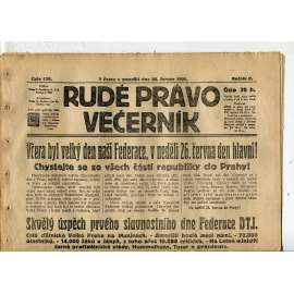 Rudé právo Večerník, ročník II., číslo 138/1921 - staré noviny - [komunisté, komunismus]