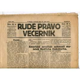 Rudé právo Večerník, ročník II., číslo 211/1921 - staré noviny - [komunisté, komunismus]