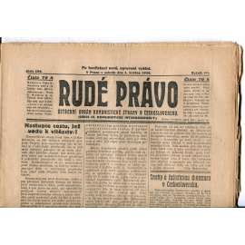 Rudé právo, ročník VII., číslo 104/1926 - staré noviny - [komunisté, komunismus]