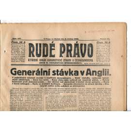 Rudé právo, ročník VII., číslo 107/1926 - staré noviny - [komunisté, komunismus]