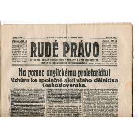 Rudé právo, ročník VII., číslo 108/1926 - staré noviny - [komunisté, komunismus]